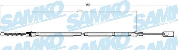 Samko C0103B Cable Pull, parking brake C0103B