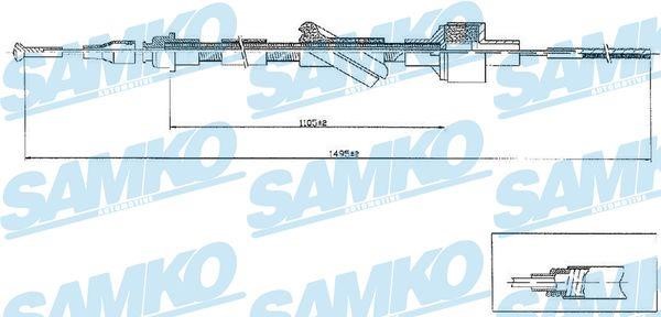 Samko C0103C Clutch cable C0103C
