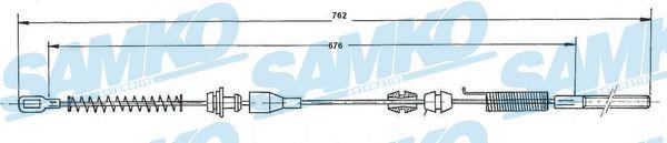 Samko C0028B Cable Pull, parking brake C0028B