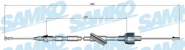 Samko C0104C Clutch cable C0104C
