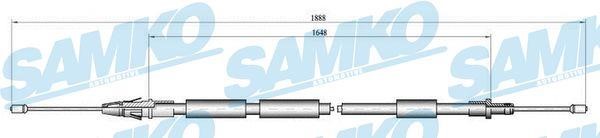 Samko C0106B Cable Pull, parking brake C0106B