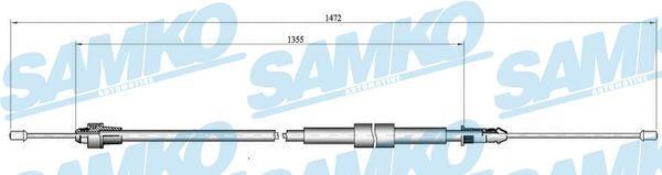 Samko C0139B Cable Pull, parking brake C0139B