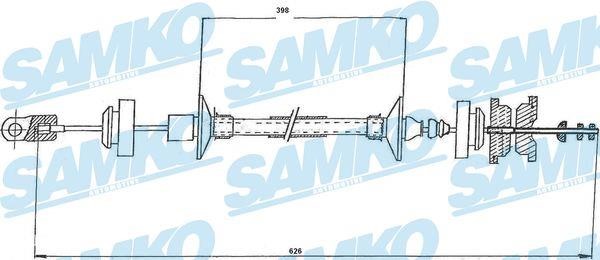 Samko C0143C Clutch cable C0143C