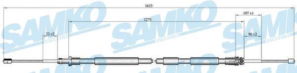 Samko C0118B Cable Pull, parking brake C0118B