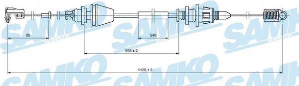 Samko C0146A Accelerator cable C0146A