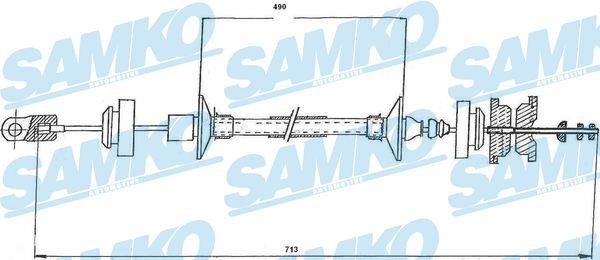 Samko C0146C Clutch cable C0146C