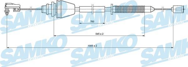 Samko C0148A Accelerator cable C0148A