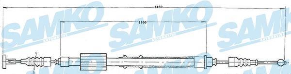 Samko C0155B Cable Pull, parking brake C0155B