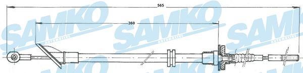 Samko C0133C Clutch cable C0133C