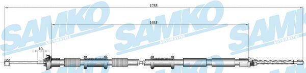 Samko C0169B Cable Pull, parking brake C0169B