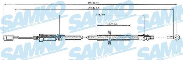 Samko C0173B Cable Pull, parking brake C0173B