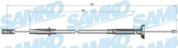 Samko C0261C Clutch cable C0261C