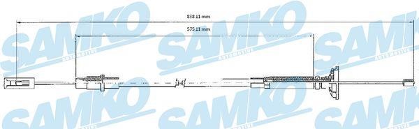 Samko C0263C Clutch cable C0263C