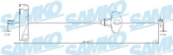 Samko C0268B Cable Pull, parking brake C0268B