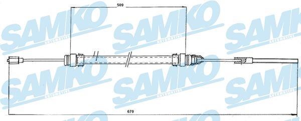 Samko C0188C Clutch cable C0188C