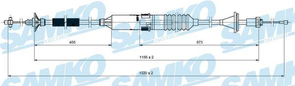 Samko C0197C Clutch cable C0197C