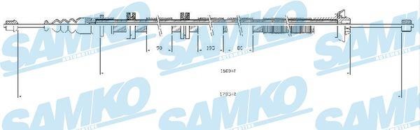 Samko C0205B Cable Pull, parking brake C0205B