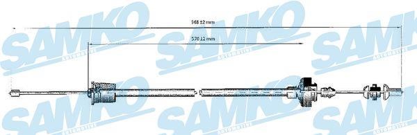 Samko C0208C Clutch cable C0208C