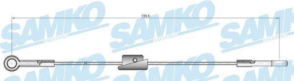Samko C0222B Cable Pull, parking brake C0222B