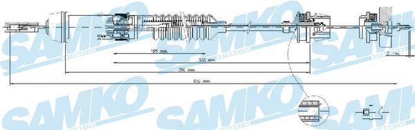 Samko C0340C Clutch cable C0340C