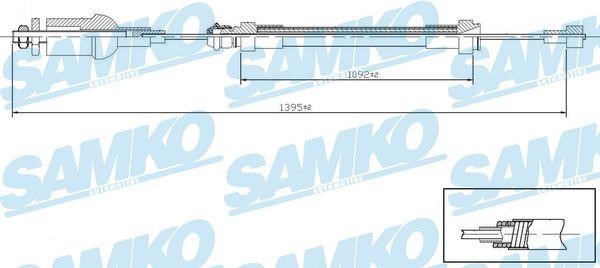 Samko C0237C Clutch cable C0237C