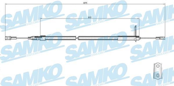 Samko C0407B Cable Pull, parking brake C0407B