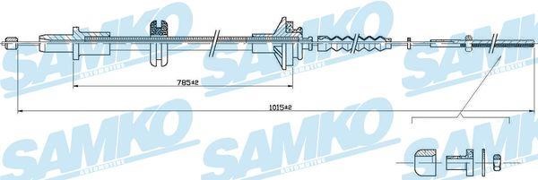 Samko C0253C Clutch cable C0253C