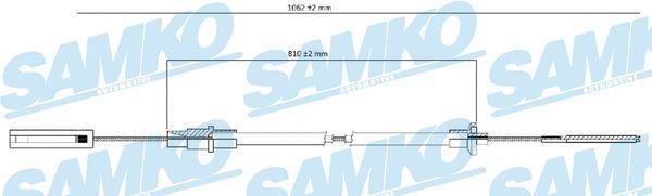 Samko C0256C Clutch cable C0256C