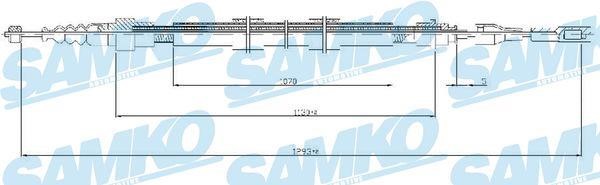 Samko C0258B Cable Pull, parking brake C0258B