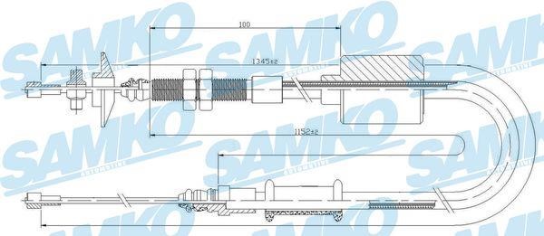 Samko C0483C Clutch cable C0483C