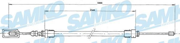 Samko C0625B Cable Pull, parking brake C0625B