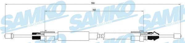 Samko C0628B Cable Pull, parking brake C0628B