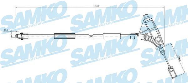Samko C0640B Cable Pull, parking brake C0640B