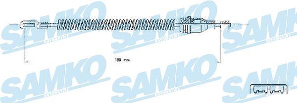 Samko C0543B Cable Pull, parking brake C0543B