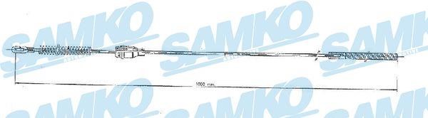 Samko C0548B Cable Pull, parking brake C0548B