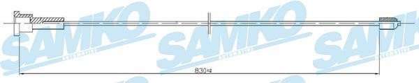 Samko C0553B Cable Pull, parking brake C0553B