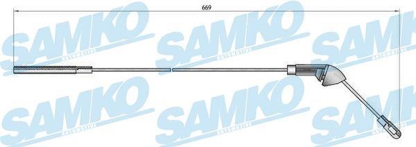 Samko C0579B Cable Pull, parking brake C0579B