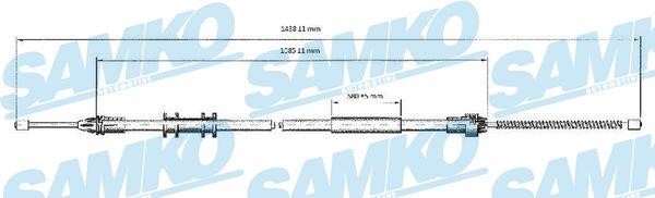 Samko C0700B Cable Pull, parking brake C0700B
