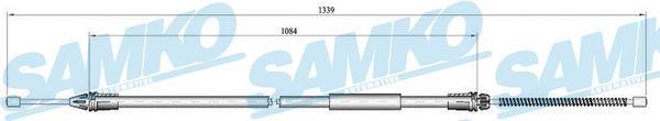Samko C0711B Cable Pull, parking brake C0711B