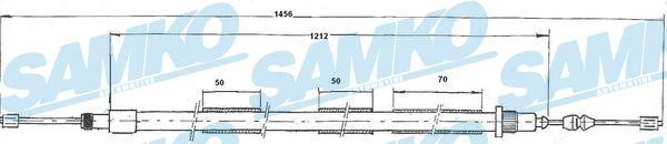 Samko C0608B Cable Pull, parking brake C0608B