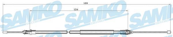Samko C0713B Cable Pull, parking brake C0713B