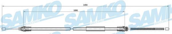 Samko C0718B Cable Pull, parking brake C0718B