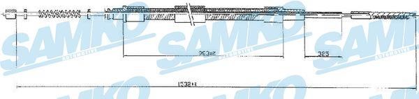 Samko C0802B Cable Pull, parking brake C0802B