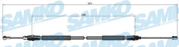 Samko C0749B Cable Pull, parking brake C0749B