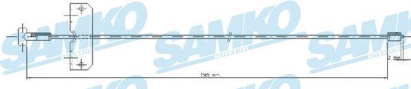 Samko C0751B Cable Pull, parking brake C0751B