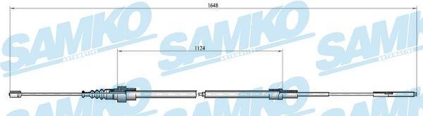 Samko C0800B Cable Pull, parking brake C0800B