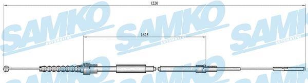 Samko C0941B Cable Pull, parking brake C0941B
