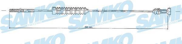 Samko C0869B Cable Pull, parking brake C0869B