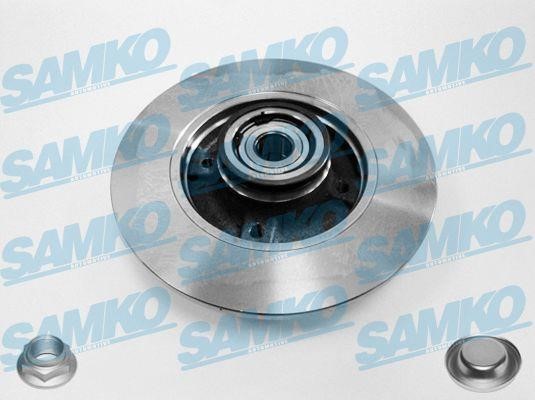 Samko C1005PCA Rear brake disc, non-ventilated C1005PCA