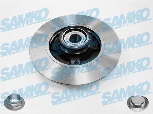 Samko C1013PCA Rear brake disc, non-ventilated C1013PCA